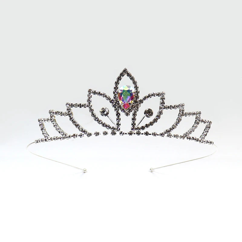 Zanlloy Elegant Crystal Bridal Tiara Crown for Weddings and Parties