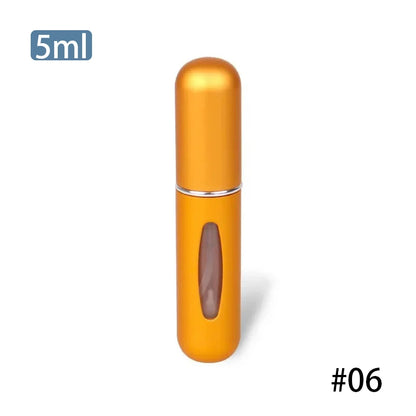 Mini Perfume Atomizer 5ml Refillable Travel Spray Bottle Portable Cosmetic Dispenser