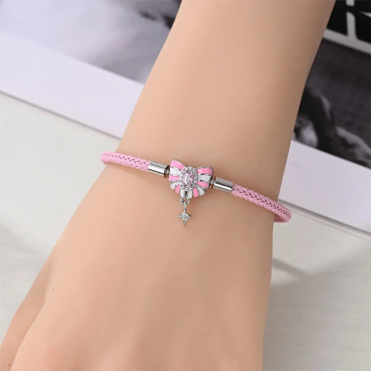 925 Sterling Silver Heart Lock Snake Bone Chain Bangle Women’s Classic Zircon Bracelet Fine Jewelry Party Gift