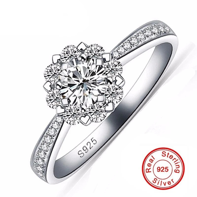 Promise Marquise Cut 3ct Simulated Diamond Ring in 925 Sterling Silver for Women Perfect Engagement and Wedding Jewelry Gift