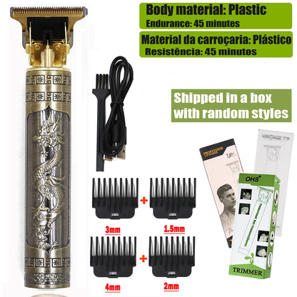 OHS T9 Cordless Electric Hair Clipper and Shaver for Men Fast Charging Floating Head Trimmer Waterproof Razor for Home and Travel