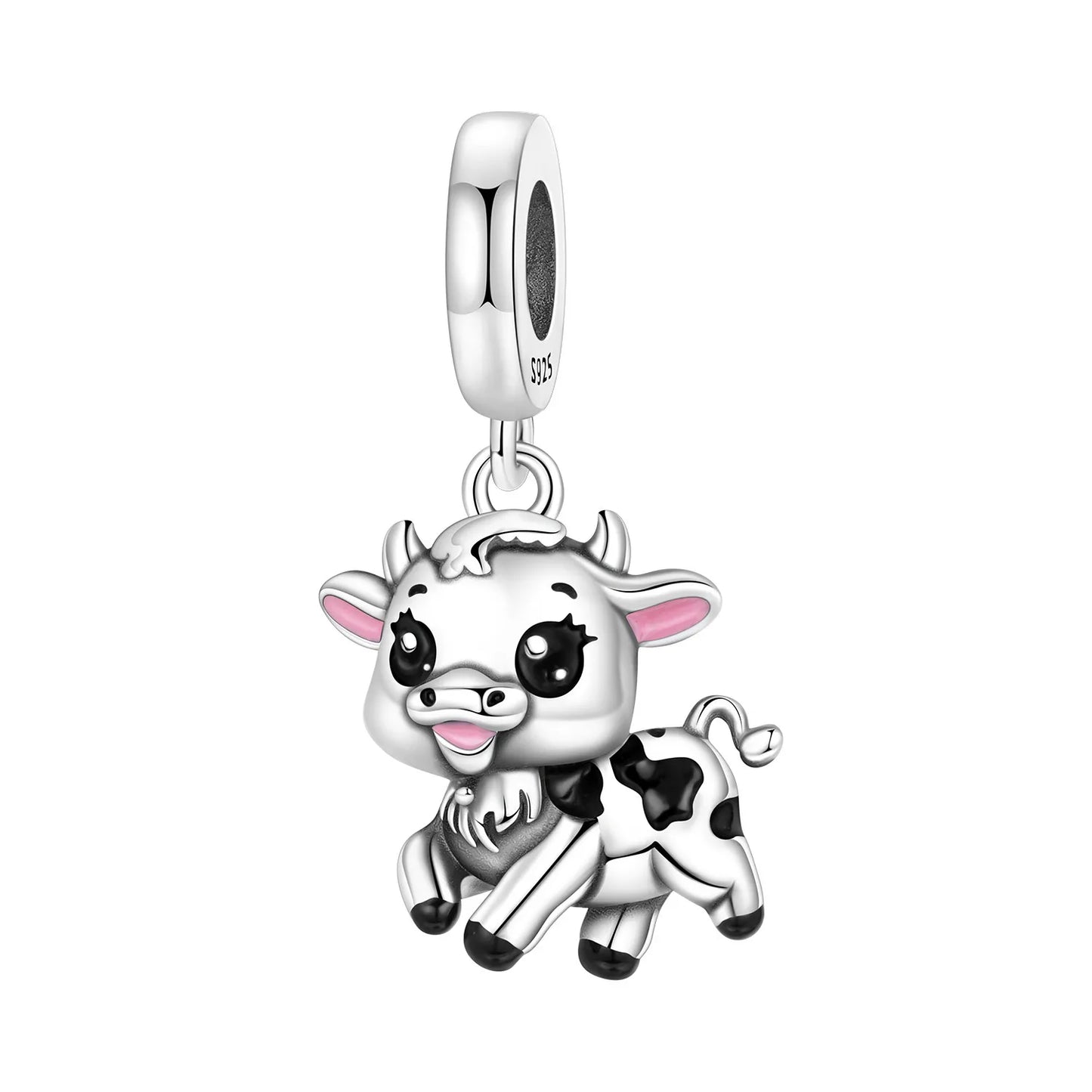 925 Sterling Silver Cute Pet Animal Pendant Charm Gift