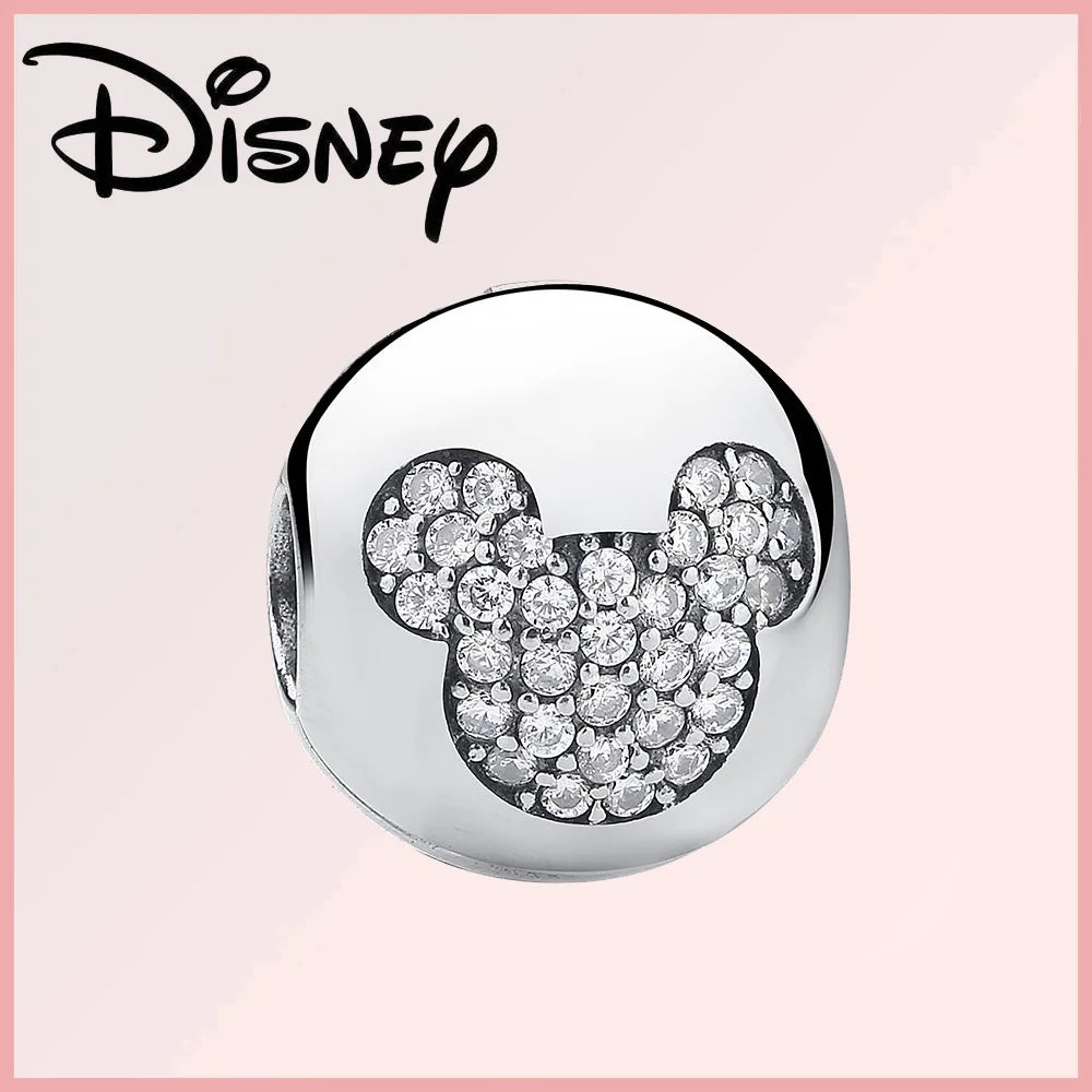 Disney 925 Sterling Silver Stitch Minnie Winnie Dangle