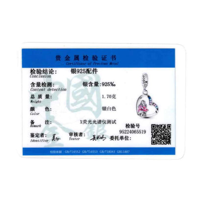 925 Sterling Silver Zodiac Charms with Luminous Stars Zircon Pendants for DIY Bracelets Fine Jewelry Gift