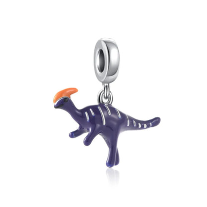 925 Sterling Silver Charm Bracelet With Animal Pendants