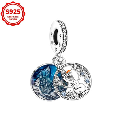Disney 925 Sterling Silver Pixar Character Bead Charm