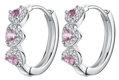 925 Sterling Silver Tulip Hoop Earrings with Dragonfly Firefly Bow Shell Conch and Turtle Designs Fine Jewelry Gifts for Women
