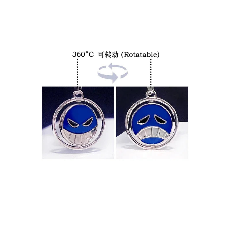 Unisex Trendy Anime Rotating Arrow Pendant Necklace Zinc Alloy Choker Charm Gift
