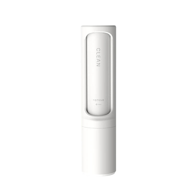 2-1 Reusable Pet Hair Remover Brush Portable Lint Roller White