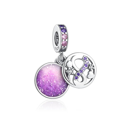 Charming 925 Silver Character Pendant for European Bracelet DIY Jewelry B314