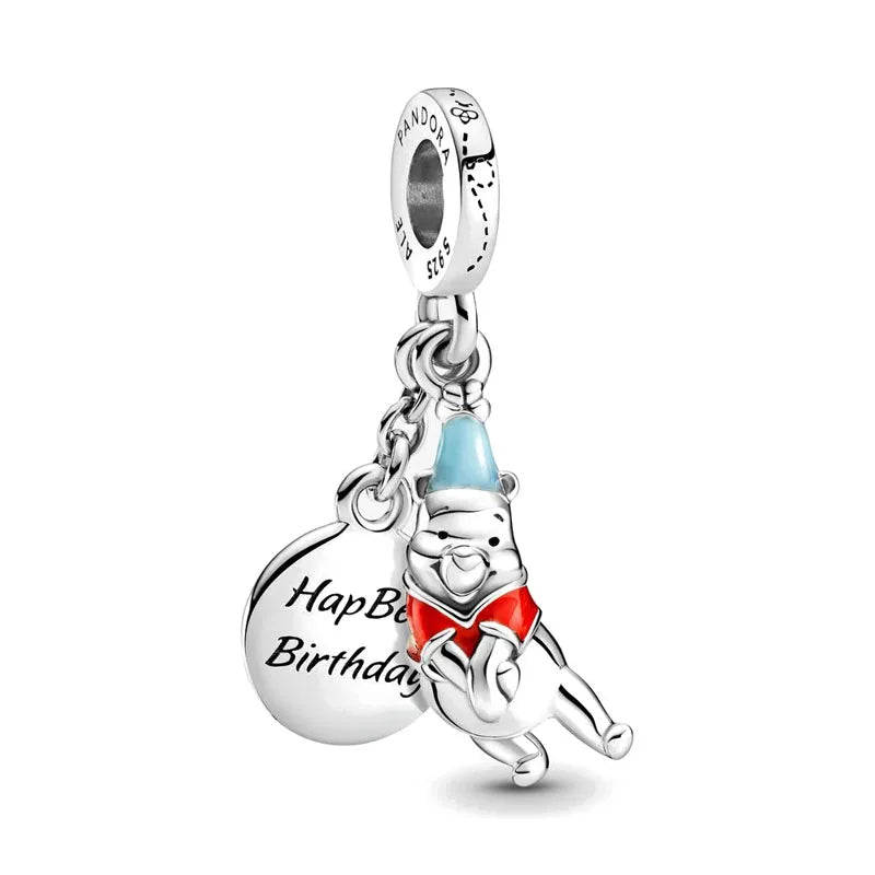 Exquisite 925 Silver Elephant and Dog Bead Mouse Pendant for European Original Bracelet DIY Jewelry