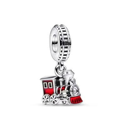 Exquisite 925 Silver Shell Bead Mouse Pendant for European Bracelets – DIY Jewelry Accessory with Zircon