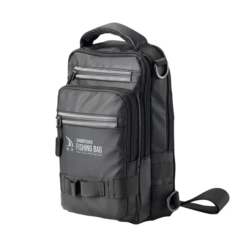 Lightweight Tactical Fishing Bag Backpack for Outdoor Gear black