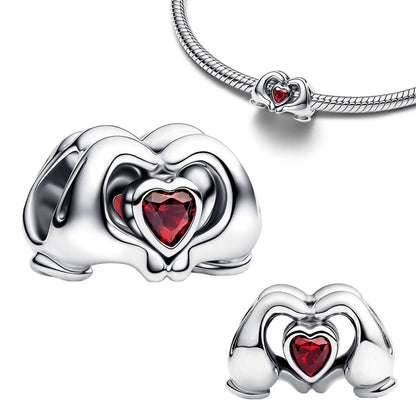 925 Sterling Silver Golden Round Charms with Horse Lion Castle Beads for DIY Womens Jewelry Gift