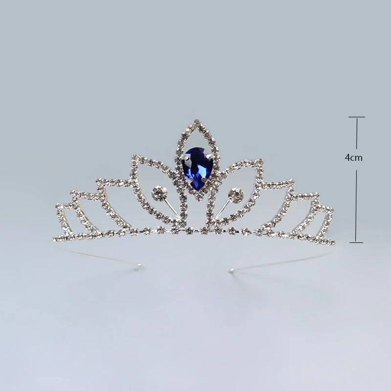Zanlloy Elegant Crystal Bridal Tiara Crown for Weddings and Parties