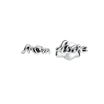 Hot Selling 925 Silver Square Leaf Sun and Moon Shaped Earrings Perfect Gift for European Women P1591