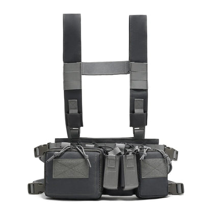 Tactical Vest CS Match Wargame Military Gear Pack Outdoor Nylon Chest Rig Fit for Airsoft Hunting RG