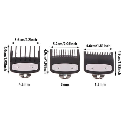 Precision Hair Clipper Guard Set for Professional Styling