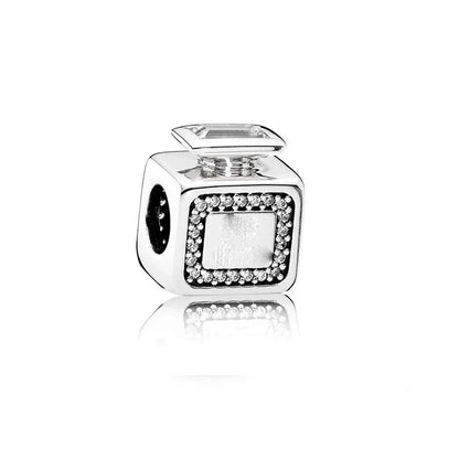 European Zircon Charm Beads 925 Silver Pendant Necklace for Women Gift P932