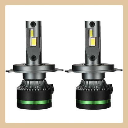 2PCS Ultra Bright Copper Tube LED Headlights 120W 6000K