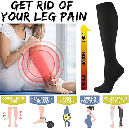 Varicose Compression Socks For Sports Travel Anti Fatigue