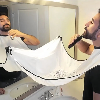 Male Shaving Apron Beard Catcher Cape Care Bib Clean Up Tool