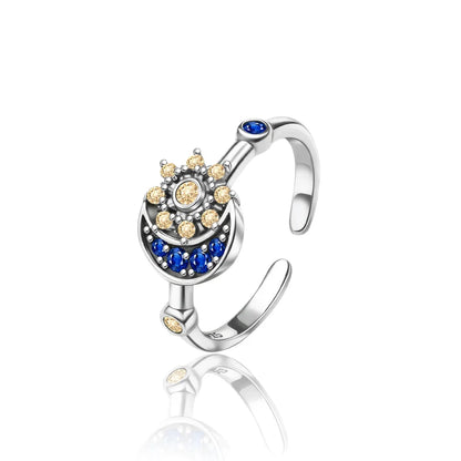 925 Sterling Silver Open Ring for Women Butterfly Dragonfly Turtle Cross Design Elegant Fine Jewelry Gift
