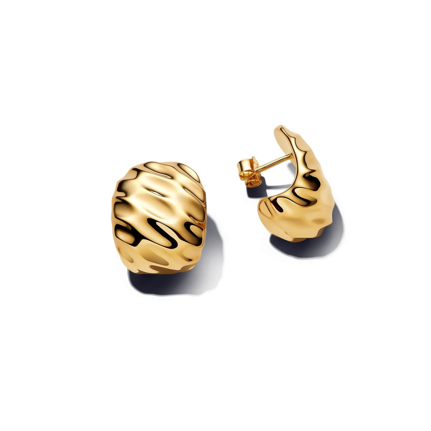 925 Sterling Silver Gold Hoop Earrings Halloween Pumpkin Skull Christmas Tree Zircon Studs for Women DIY Jewelry