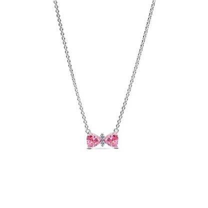 Zircon Love Heart Pendant Necklace Top Rated DIY Jewelry Charm for Women B6028