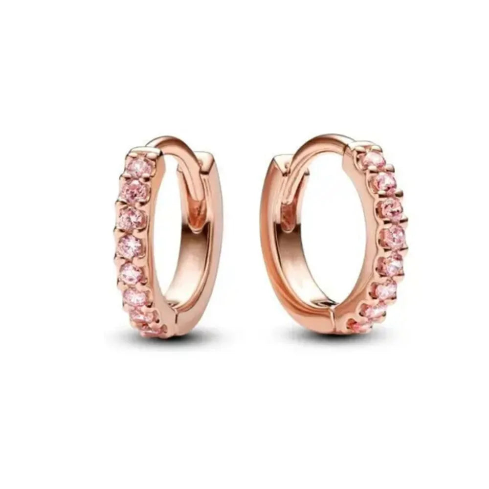 Hot Selling 925 Silver Square Leaf Sun and Moon Shaped Earrings Perfect Gift for European Women P2289