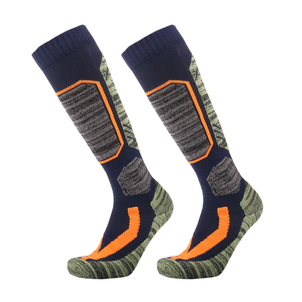Thermal Thick Cotton Ski Socks High Knee Warm Unisex