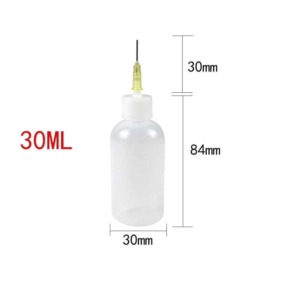 Versatile Plastic Dispensing Needle Bottle for DIY Crafts and Reusable Projects