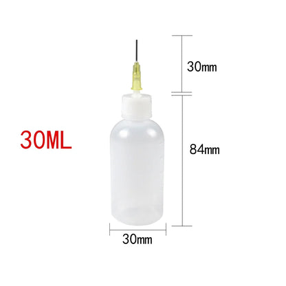 Versatile Plastic Dispensing Needle Bottle for DIY Crafts and Reusable Projects