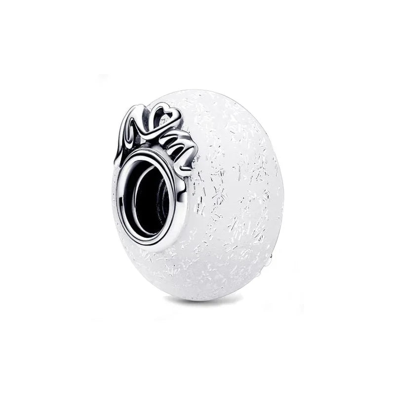 Elegant 925 Silver Cat Bear Ice Cream Pendant Bead for European Bracelet