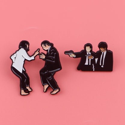 Trendy Movie Character Enamel Pins for Women Backpack and Costume Accessories