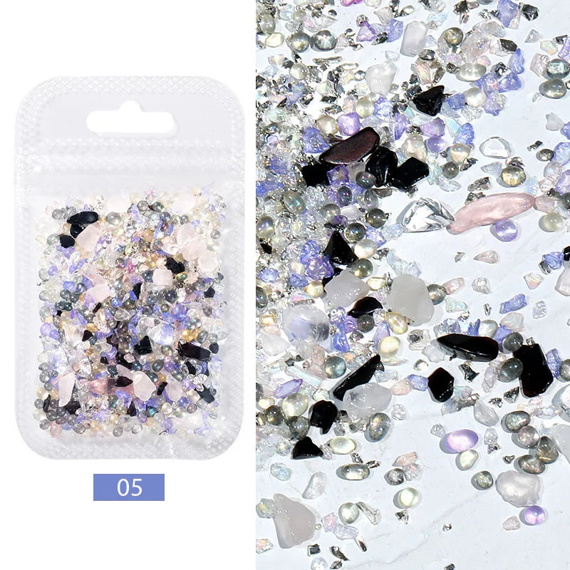Kawaii Lollypop 3D Nail Art Charms Set with Resin Butterfly and Bear Rhinestones