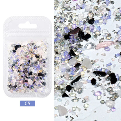 Kawaii Lollypop 3D Nail Art Charms Set with Resin Butterfly and Bear Rhinestones