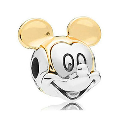 Disney Mickey and Minnie Ice and Snow Princess Charm Pendant for DIY Jewelry DL-032