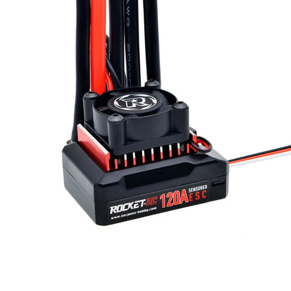 Rocket-RC 120A Sensored Brushless ESC for 1/10 RC Cars Default Title