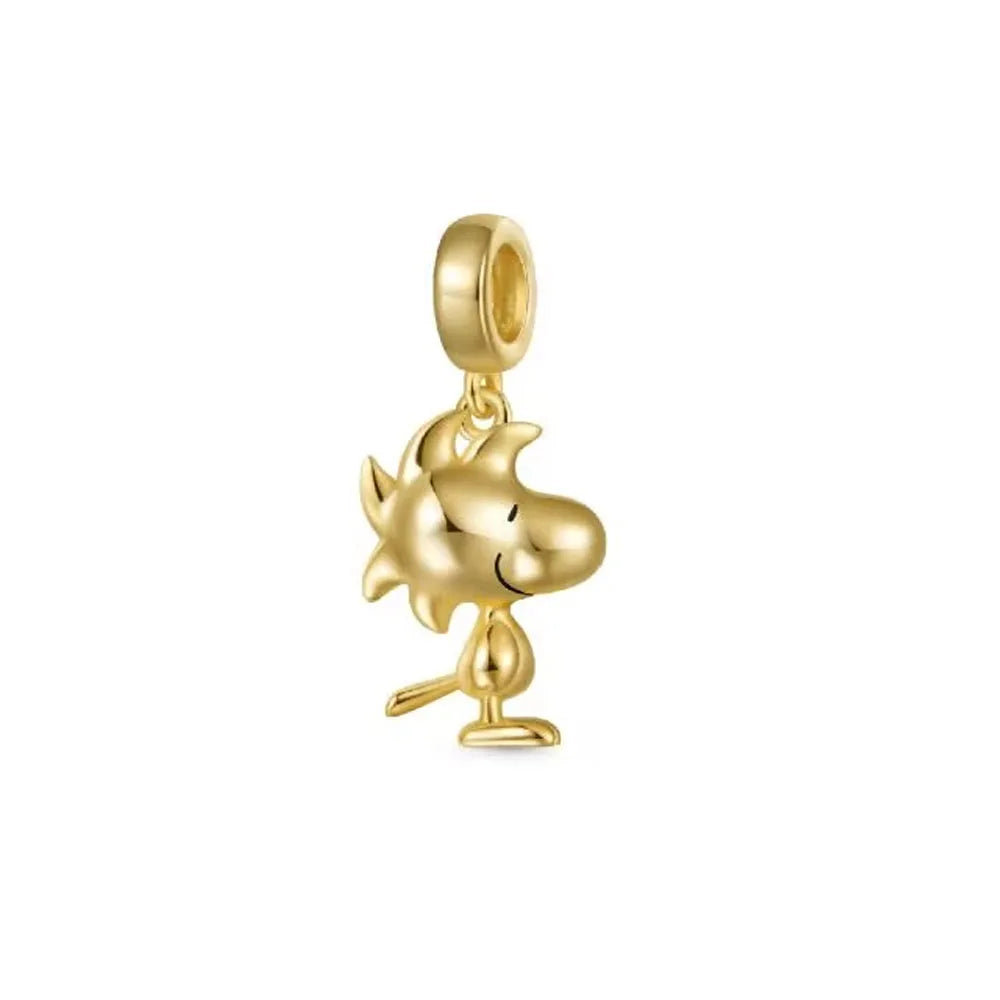 Exquisite 925 Silver Dog Car Bead Bicycle Pendant for DIY European Bracelet Accessories