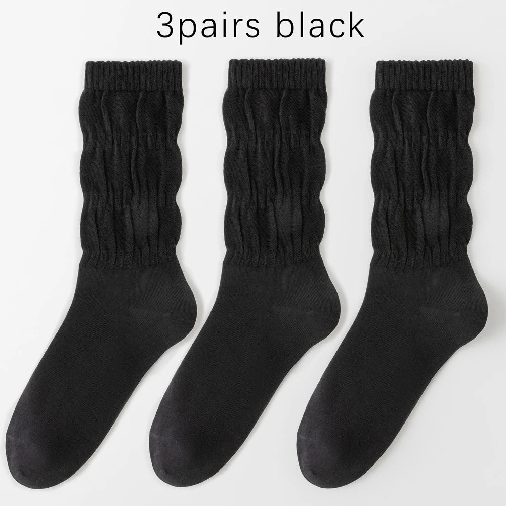 3 Pairs Antibacterial Breathable Seamless Socks Women