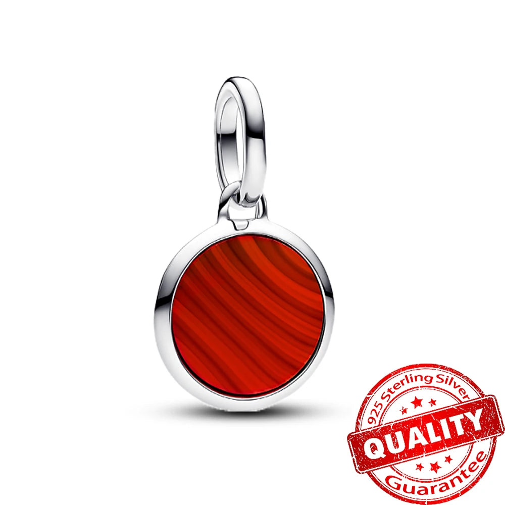 Elegant 925 Sterling Silver Pearl Heart Key Pendant for Bracelets and Necklaces FCC424