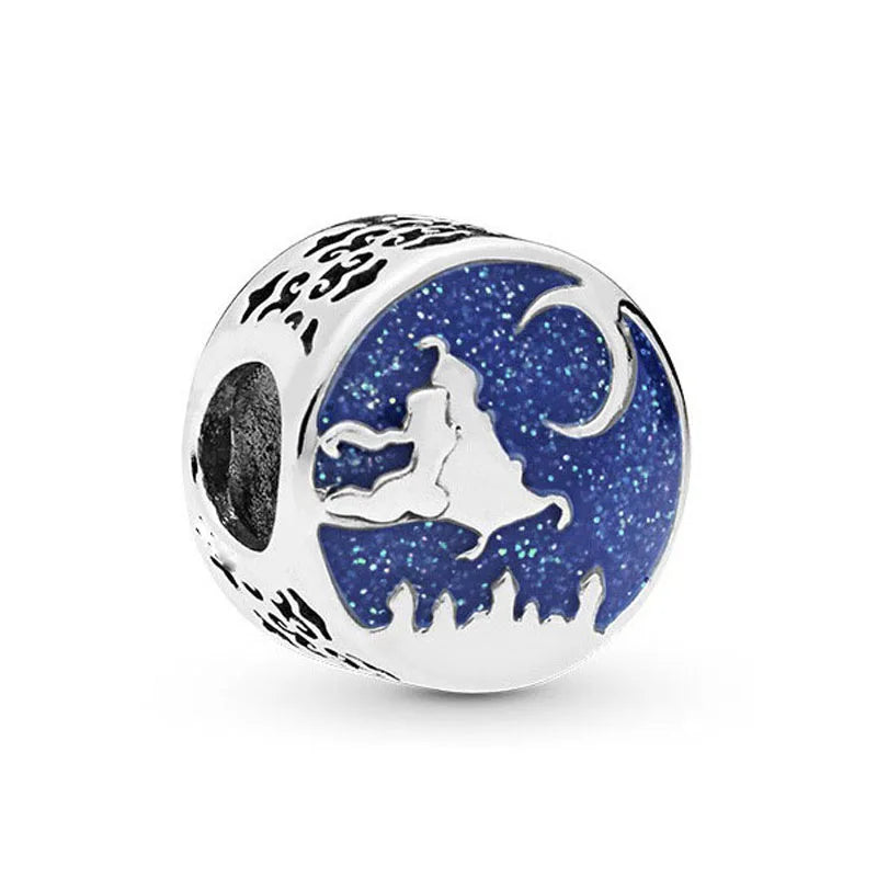 925 Silver Teddy Bear Beads and Mouse Pendant for European Original Bracelet DIY Exquisite Jewelry