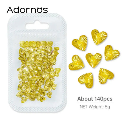 Resin Filling Metal Rivet Moon Stars Nail Art Decorations Mixed Beach Ocean Style Jewelry DIY Charms 5g-XYLD-12
