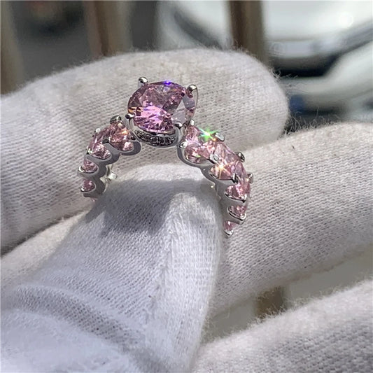 Fashion Anniversary Ring 925 Sterling Silver Moissanite Engagement Wedding Band for Men and Women Elegant Party Jewelry