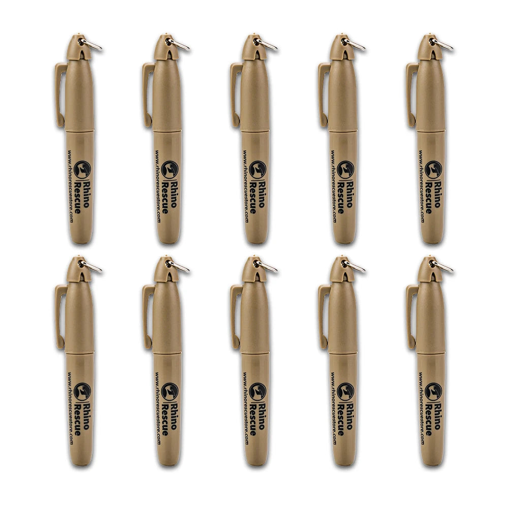 Rhino Rescue Tactical Pen – Ultimate Gear for Camping Hiking Default Title