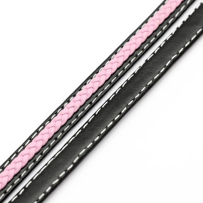 Vibrant Faux Leather Braided Cord for DIY Bracelets and Jewelry Making
