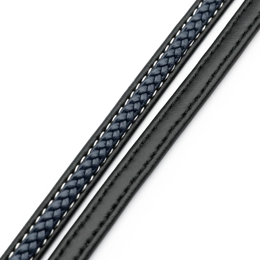 Vibrant Faux Leather Braided Cord for DIY Bracelets and Jewelry Making