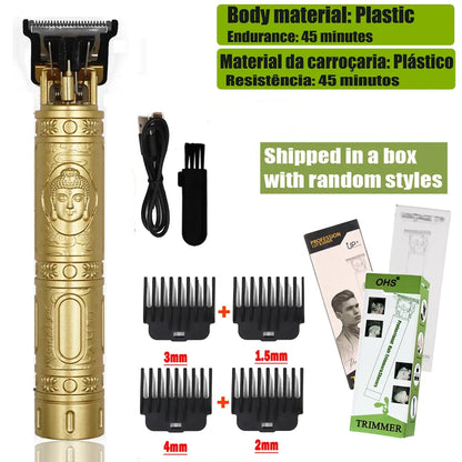 OHS Rechargeable Vintage T9 Cordless Hair Clipper Trimmer OHS H5 Buddha