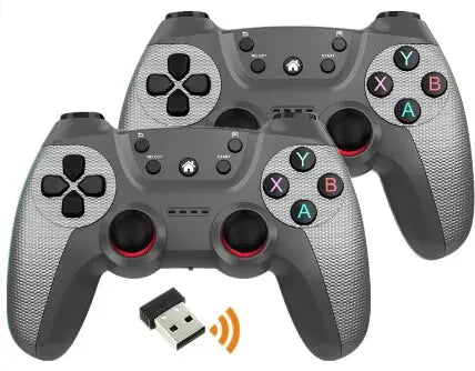 Boyhom Wireless Dual Player 2.4G Gamepad Joystick For Linux PC Smart TV Game Box And Game Stick